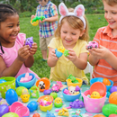 Kit de ovos plásticos recheados com brinquedos surpresa